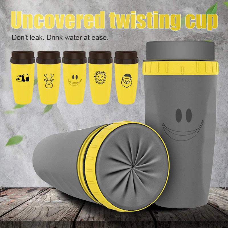 Twist Cup Travel Tumbler with double insulation and straw compatibility in various colors