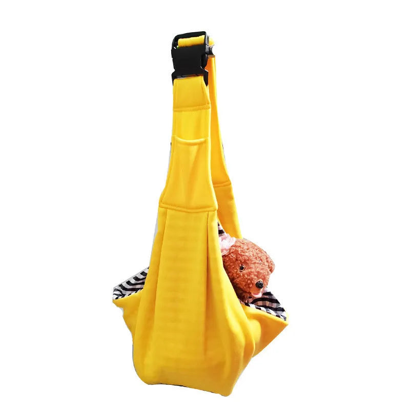Large folding cat messenger backpack with breathable mesh sides shown in multiple colour options.