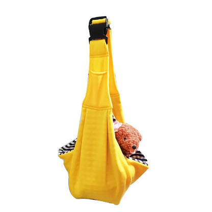 Large folding cat messenger backpack with breathable mesh sides shown in multiple colour options.