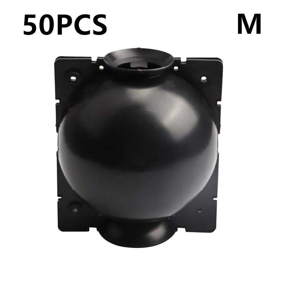 Black PP plastic plant rooting machine box for tree grafting, S size 10cm x 10cm with sealed lid for humidity control