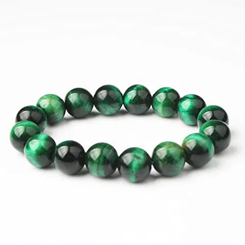 Handcrafted natural stone bracelet with alloy volcano white turquoise charm in a simple design.