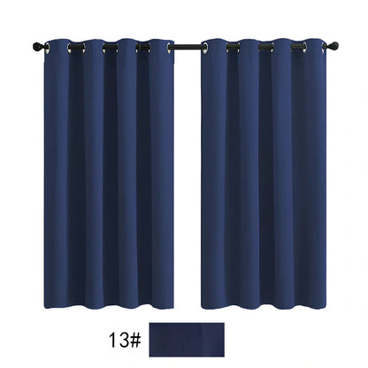 Outdoor waterproof polyester curtain in navy blue colour measuring 132cm × 274cm with reinforced edges