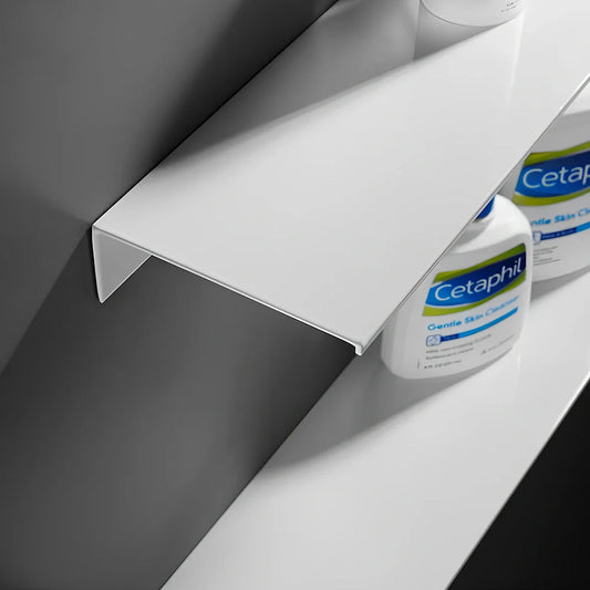 Space aluminium bathroom shelf with 50cm perforation-free wall-mounted tray storage in modern simple style