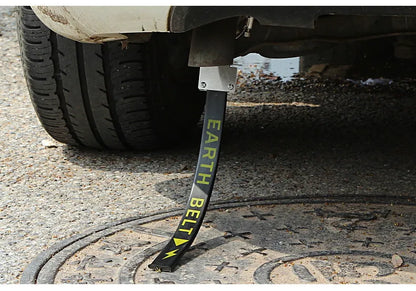 370mm black car electrostatic grounding chain with rubber housing and copper conductors for vehicle static control