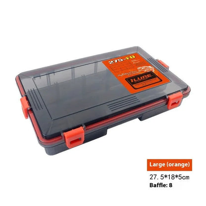 Blue Luya fishing lure storage box with waterproof PP plastic construction