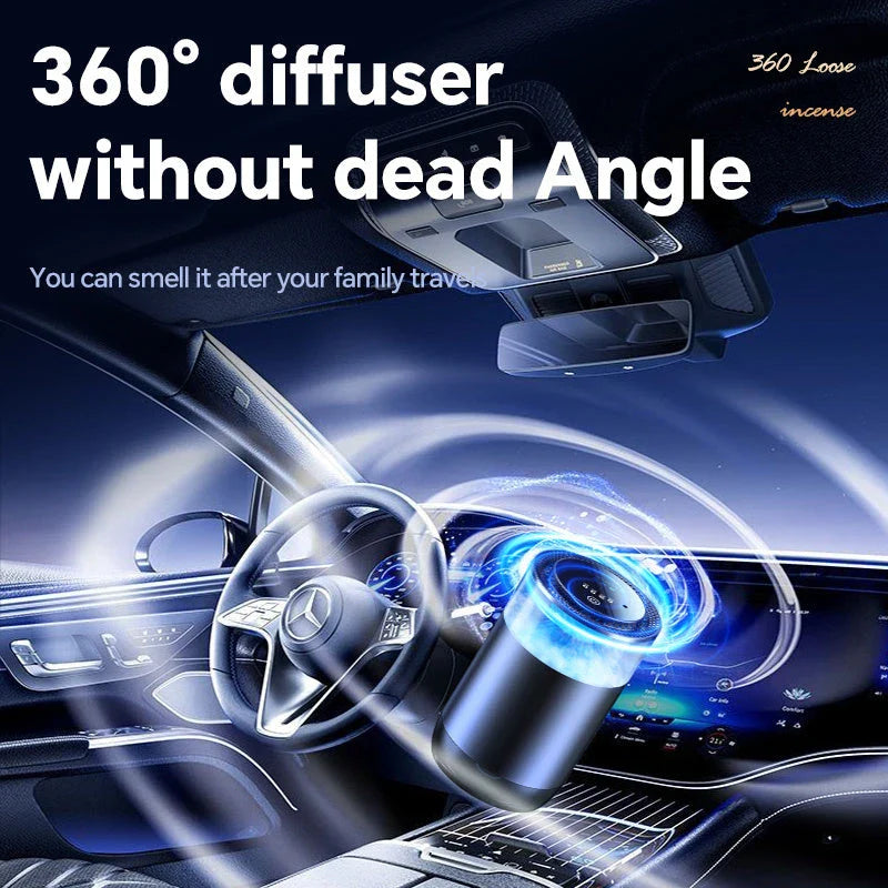 Stylish car diffuser air freshener with natural fragrance options for RVs, trucks, and sedans