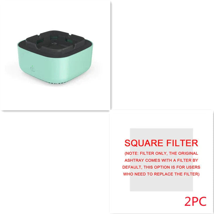 Compact and Powerful Smoke Eliminating Air Purifier Ashtray for Cars - Freshens Driving Experience with Negative Ion Technology