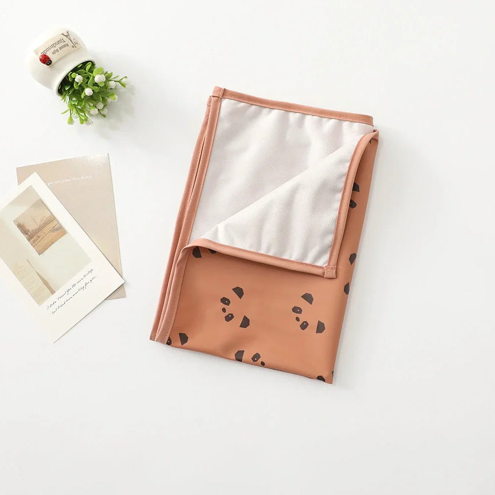 Baby Fashion waterproof washable diaper pad with animal print design in multiple size options