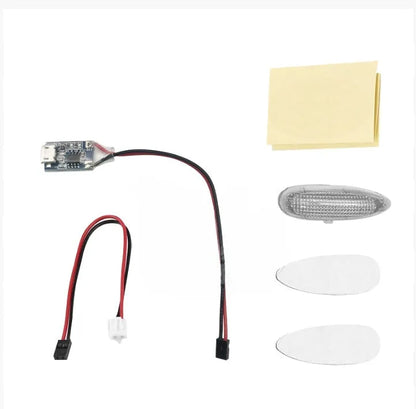 Coloured LED aviation navigation light for RC aircraft with four colour options and flash function