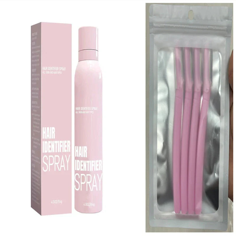 Dermaplaning Hair Removal Spray for smooth, hair-free facial skin with botanical extracts
