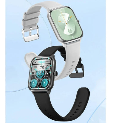 Full Screen Smartwatch with Heart Rate Monitoring in Black, Golden, and Silver