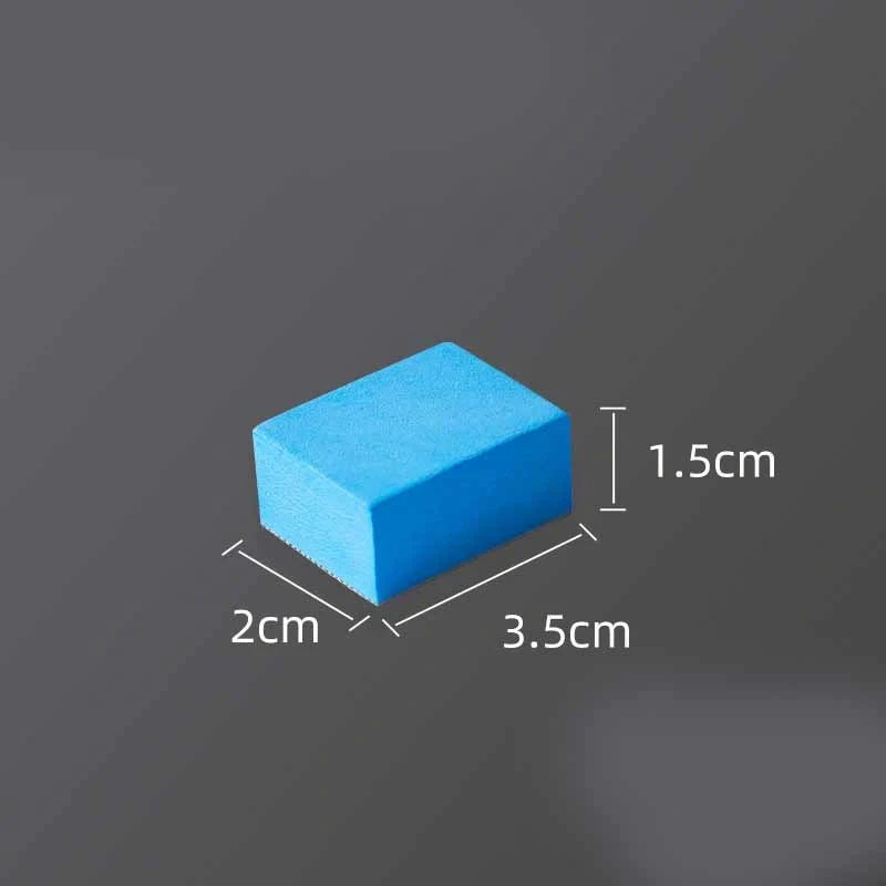 Mini Diamond Sponge Eraser for kitchen and bathroom cleaning, blue color