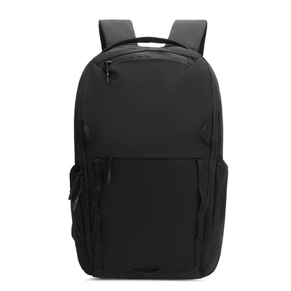 Waterproof Taslan composite cloth backpack in a solid colour with a curved shoulder strap