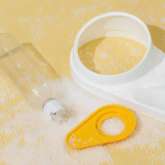 Automatic cat water fountain bowl in blue, gray, green, or white with 1.5L capacity and filtration system