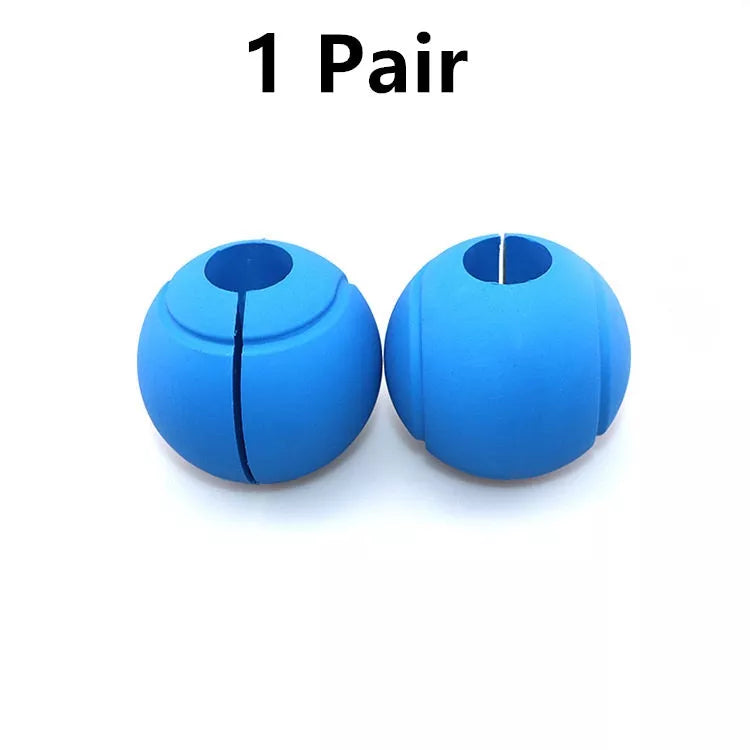 Food Grade Silicone Dumbbell Grip with non-slip surface in various colors