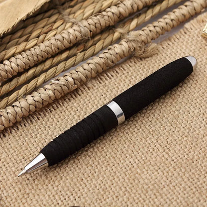 EVA Metal Cap Mini Ballpoint Pen with metal body, 112mm length, and 1.0mm tip in various refill colours