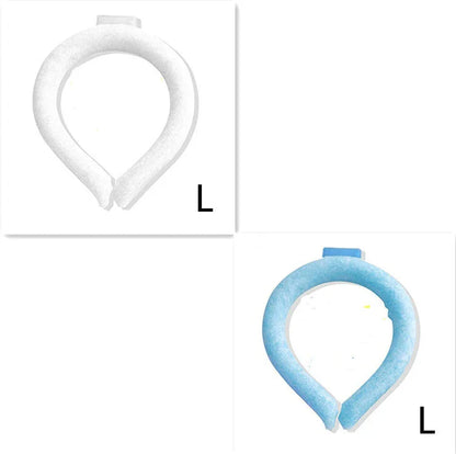 Innovative Cooling Neck Ring in various colors, designed to keep you cool and comfortable during hot summer weather.