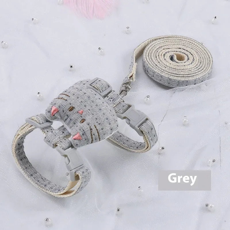 T-shaped cloth cat pulling rope in four colour options for interactive pet play