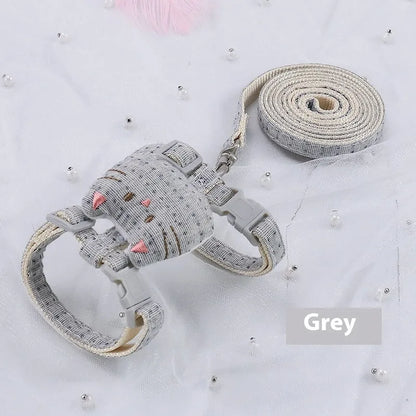 T-shaped cloth cat pulling rope in four colour options for interactive pet play