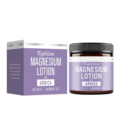Magnesium Body Butter Cream 150ml jar with shea butter and grape seed oil ingredients