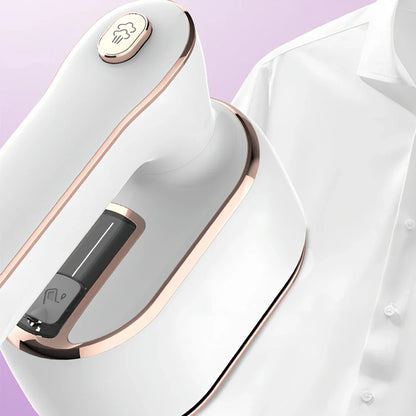 Home Fashion rotating steam hanging iron in light purple colour with mechanical controls and steam function
