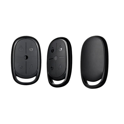 433m wireless car remote cloning device with ABS housing showing button configurations