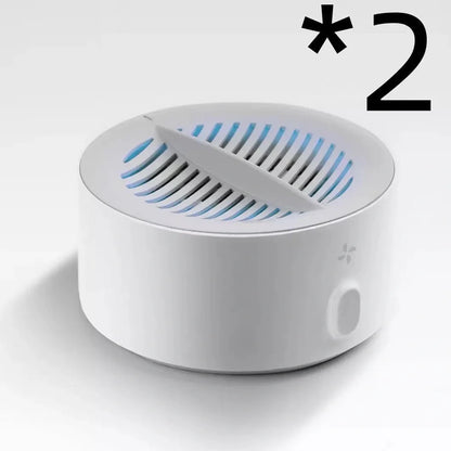 White 4L food material purifier with polyester basket for fruit and vegetable disinfection, 20cm height