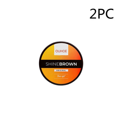 Luxury tanning gel infused with aloe vera and wheat extracts for a natural, hydrating sunless bronzing effect