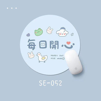 220x220mm rubber desk mat with 3mm thickness for mouse control and wrist support