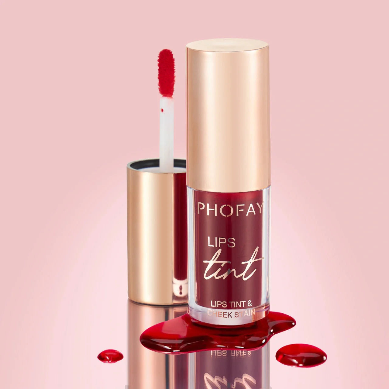 PHOFAY Lip Tint offering long-wearing, vibrant color for lips and cheeks