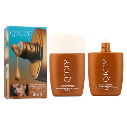 Face and body highlight contour liquid in 30ml bottle with four shade options