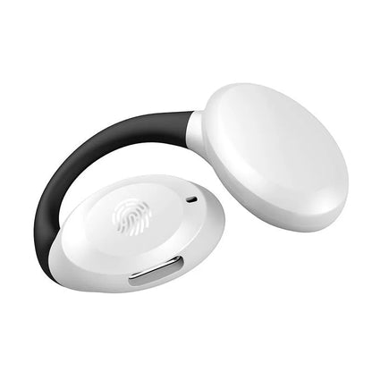 Bluetooth ear hook headset in black, white, orange, or air39, PC ABS, 10m range, Jerry chip.