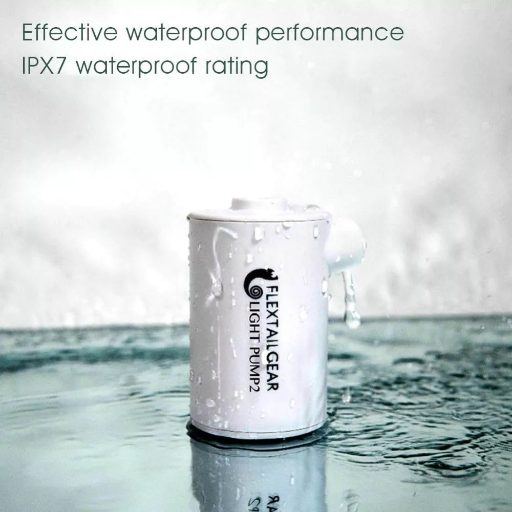 Ultra-mini portable air pump with 4 nozzles for outdoor inflation needs