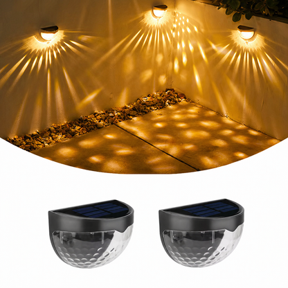 Solar-powered outdoor wall lamp with integrated LED technology providing 8-12 hours of continuous illumination from a single day's solar charge, featuring IP55 waterproof rating for year-round garden use