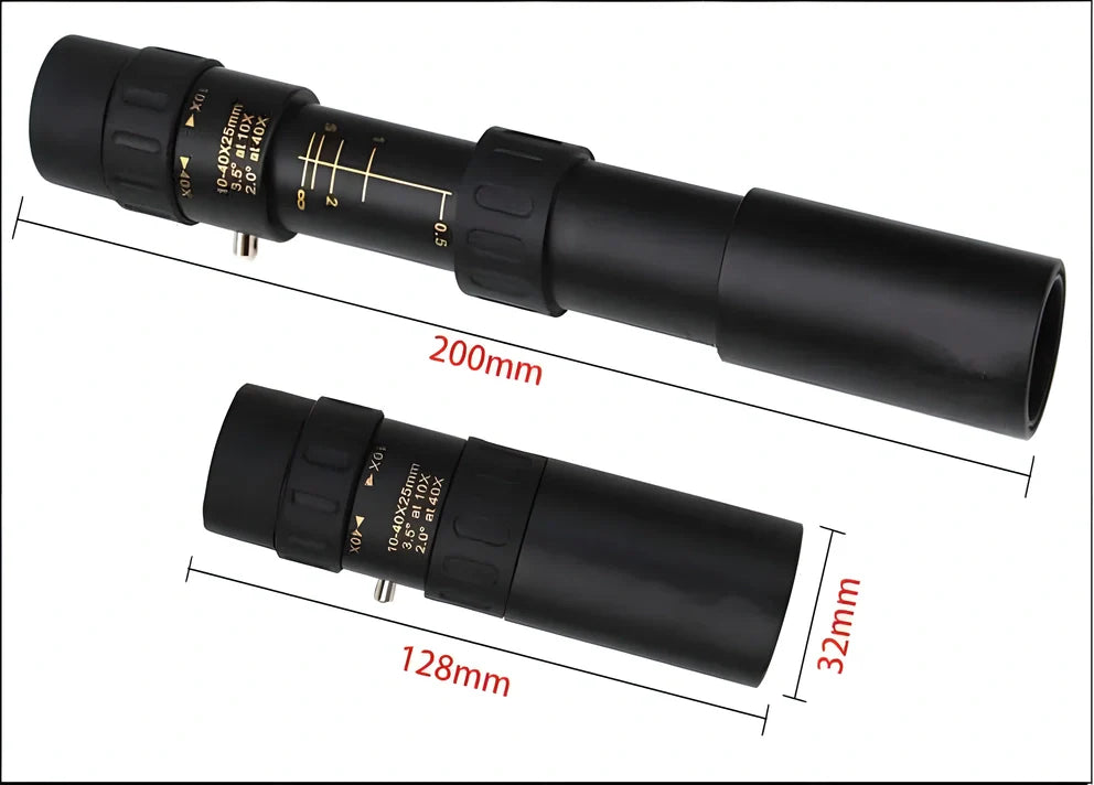10-30x Zoom Monocular Telescope with Fully-Coated Lenses for Outdoor Adventures