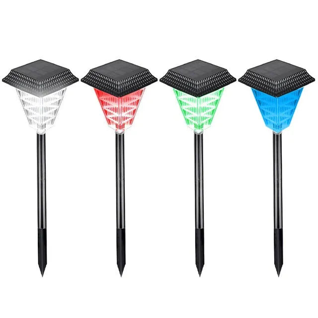 TS-S5103 solar garden light with 12 LED lights and IP65 waterproof outdoor construction