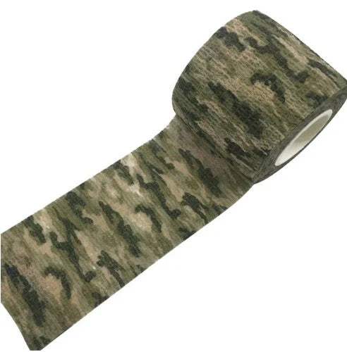 Camouflage Non-woven Elastic Bandage with self-adhesive feature for secure wound coverage