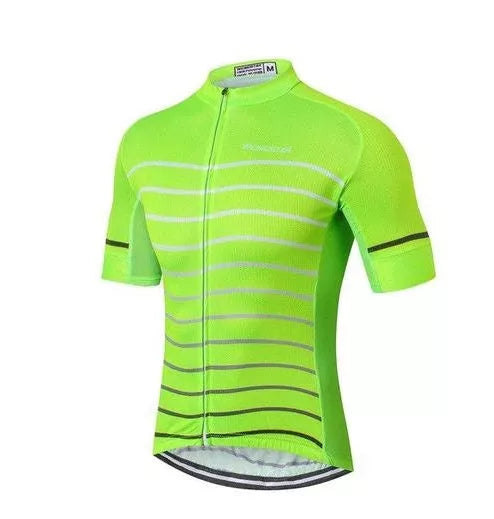 Glow Cycling Jersey with high-wick fabric and reinforced pockets for cyclists