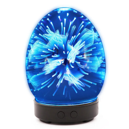 White ultrasonic tabletop humidifier with touch control panel and single mist outlet.