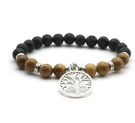 Handcrafted Tree of Life bracelet with adjustable woven design in various vibrant colors