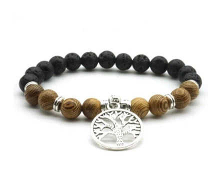 Handcrafted Tree of Life bracelet with adjustable woven design in various vibrant colors