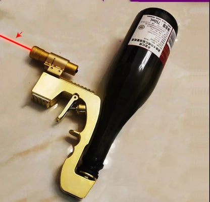 Champagne Bottle Sprayer - A versatile tool that transforms any champagne bottle into a sparkling party trick with its precise spray control and ergonomic design.