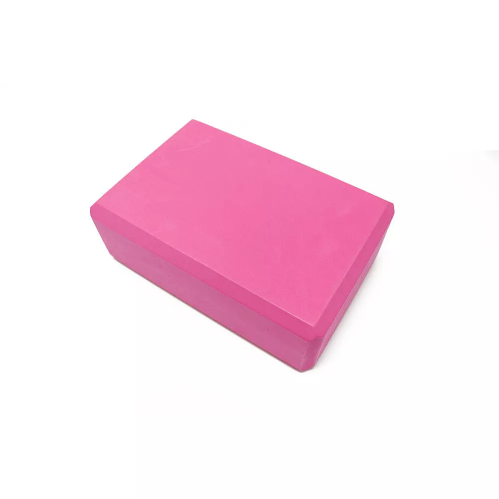 Eco-friendly high-density EVA yoga brick in purple, blue, orange, pink, green colors