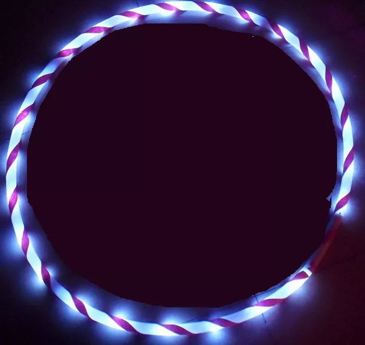LED Glow Hula Hoop with colorful lights, perfect for fitness and parties