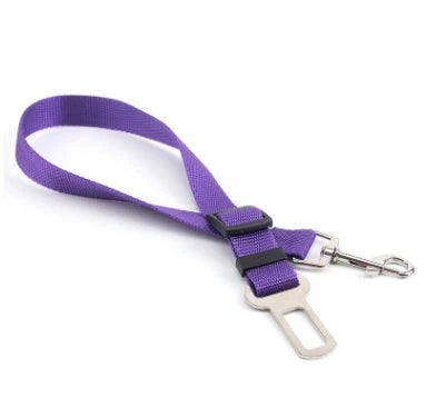 Adjustable Seatbelt Dog Leash for Secure and Comfortable Car Rides with Pets