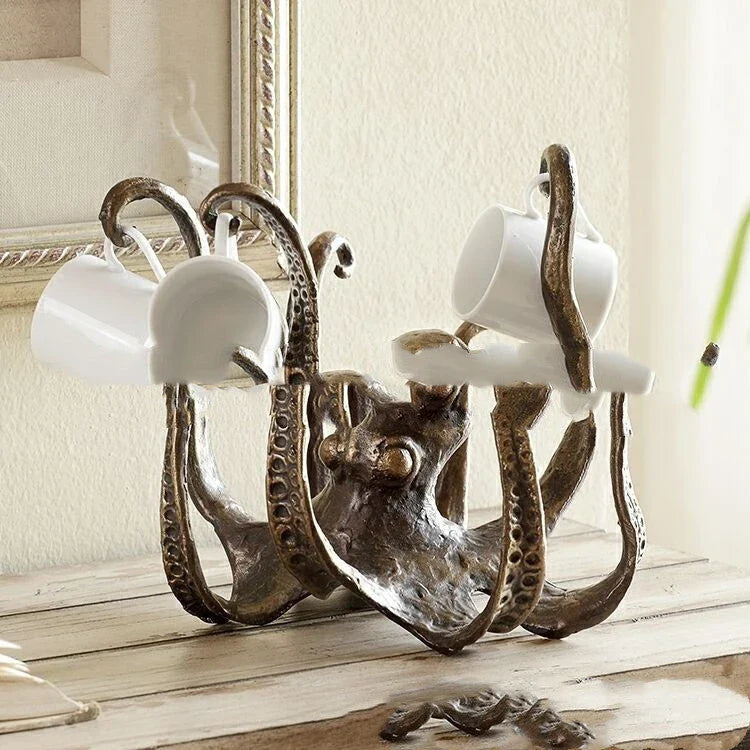 Large Decorative Resin Octopus Statue for Home and Office