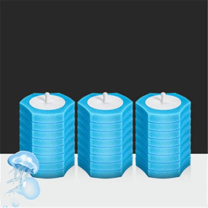 Disposable toilet cleaning brush with scrubbing pad for thorough, hygienic bathroom cleaning