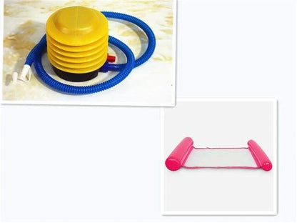 Inflatable Water Lounge Chair in pool with hammock-style design for ultimate relaxation