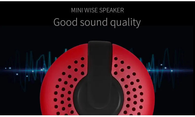Hieha XQ11 cylindrical portable Bluetooth speaker in black, gold, pink, red, or silver.