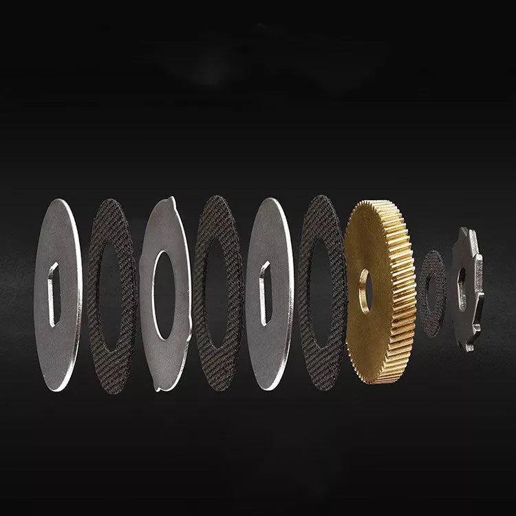 Carbon fiber brake pads magnetic centrifugal drop wheel for precision fishing